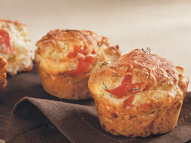 Smoked Salmon and Dill Muffins